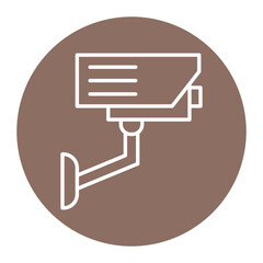 CCTV vector icon. Can be used for Crime Investigation iconset.