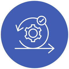 Obraz premium Scrum vector icon. Can be used for Project Assesment iconset.