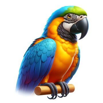 recommend clip art: Parrot Clipart isolated on white background