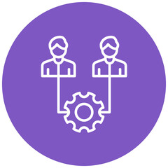 Stakeholder Engagement vector icon. Can be used for Action Plan iconset.