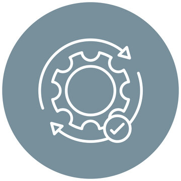 Execution vector icon. Can be used for Action Plan iconset.