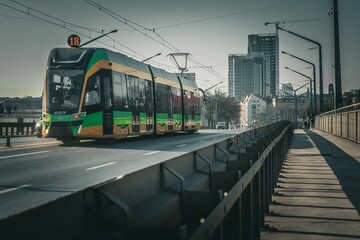 Tramwaj w mieście © FotoWave Dawid Nowak