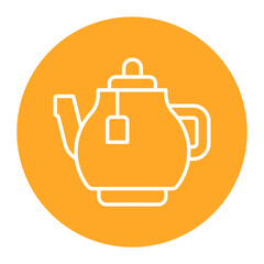 Teapot vector icon. Can be used for Spa iconset.