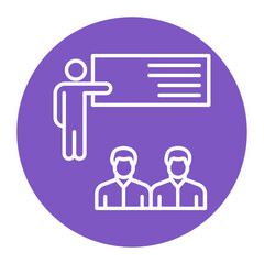 Presentation vector icon. Can be used for Business and Finance iconset.