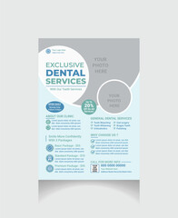 professional dental flyer