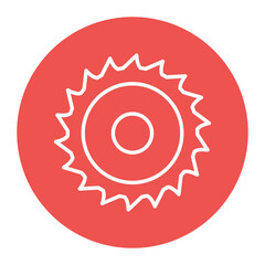 Circular Saw vector icon. Can be used for Home Improvements iconset.