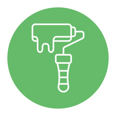 Paint Roller vector icon. Can be used for Home Improvements iconset.