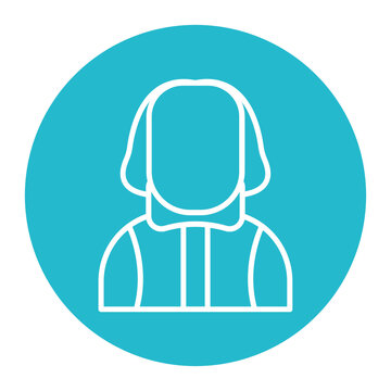 recommend clip art: Shakespeare vector icon. Can be used for Literature iconset.