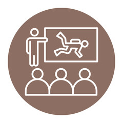 Diving Course vector icon. Can be used for Vacation and Tourism iconset.