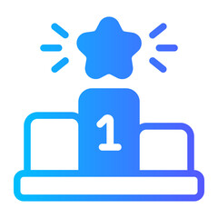 podium gradient icon