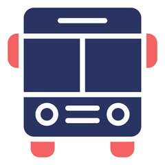 Bus duo tone icon