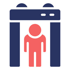 Body Scanner duo tone icon