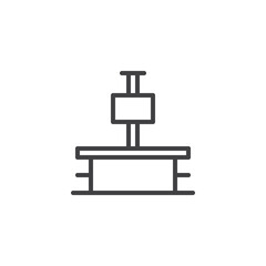 X-Ray Machine line icon