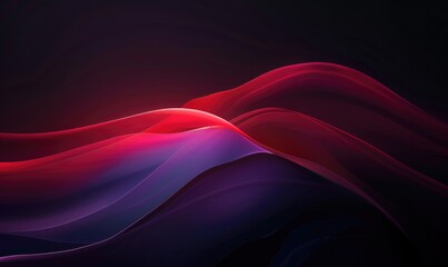 Obraz premium Obscure elegance, dark crimson purple fade