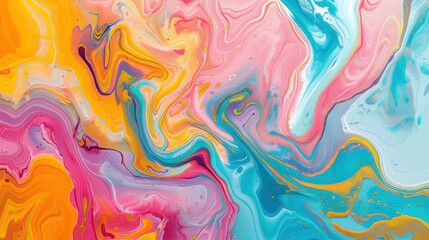 Colorful abstract painting background. Liquid marbling paint background. Fluid painting abstract...