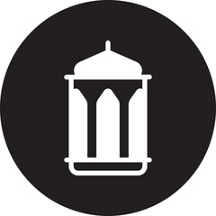 lantern glyph icon