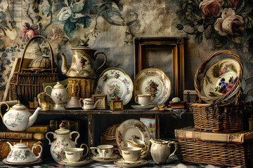 Nostalgic glance to the past: Meticulously curated collection of vintage collectibles