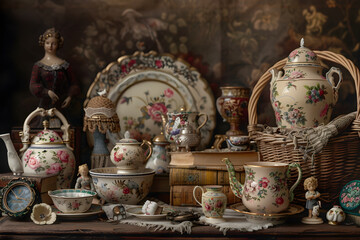 Nostalgic glance to the past: Meticulously curated collection of vintage collectibles