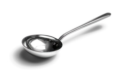 stainless ladle isolated