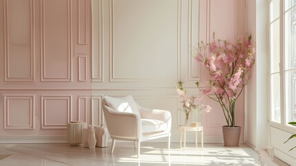 Gentle pastel tones blending harmoniously, bringing a touch of elegance to the surroundings.