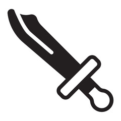 sword glyph icon