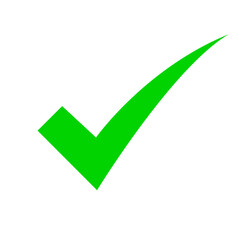 Green Checkmark icon surround by white circle with transparent background in PNG for certified and approve concept. © TimmyTimTim