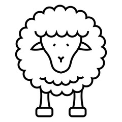 sheep icon vector illustration
