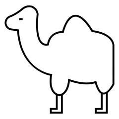 Camel Graphic  icon Design vector