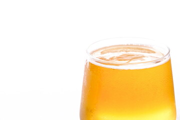 よく冷えたビールのグラス
