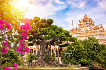 Traditional Buddhist temple in Vietnam