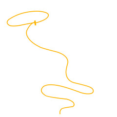 Obraz premium Cowboy Rope Illustration