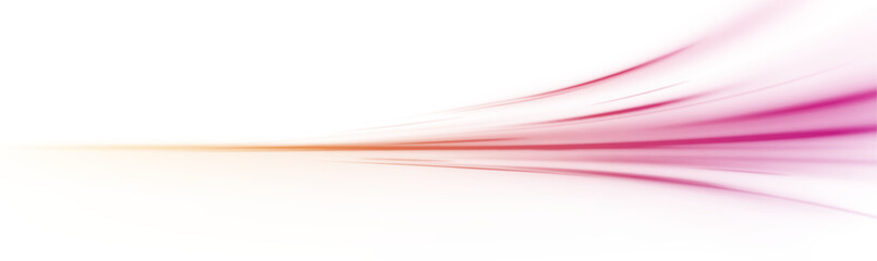 PNG. High speed effect motion blur night lights. Abstract technology light lines background 3d. Long time exposure. Vector  © ANATOLII