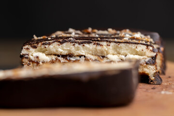 sweet dessert with cherry flavor