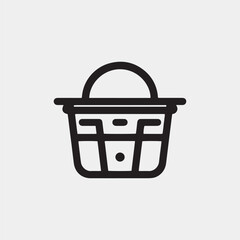 basket logo icon vector template