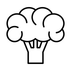 Cauliflower line icon
