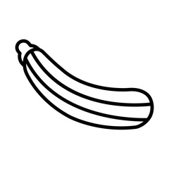 Zucchini line icon