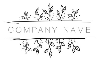 Elegant Nature-Themed Company Logo Design