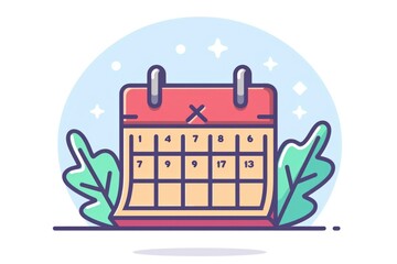 A calendar displaying a specific date. Suitable for scheduling and time management concepts