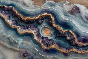 Acrylglasbilder Kristalle abstract opal texture pattern background wallpaper design images  © NikahGeh