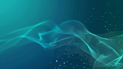 Abstract Digital Waveform