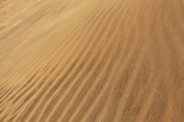 natural sand pattern created by wind blowing differently sized and colored particles