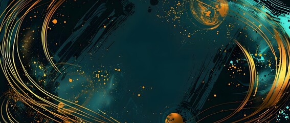 Radiant Cosmic Swirl in the Ethereal Depths of the Galaxy