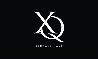 XQ QX X Q Abstract Letters Logo Monogram