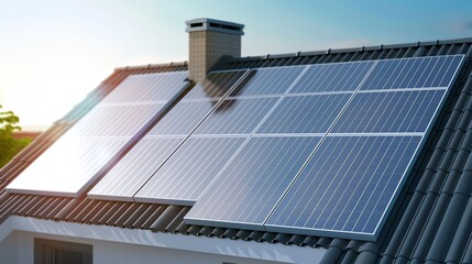 Fototapeta premium Harness the power of the sun with our cutting-edge solar panel installation services