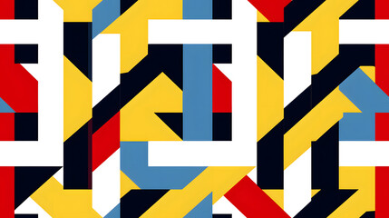 simplified digital pattern geometric shapes design poster background