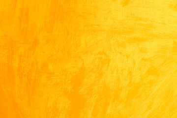 Grunge lemon, burnt yellow, gold, orange gradient, rough painted brushstrokes texture, happy abstract background design element.