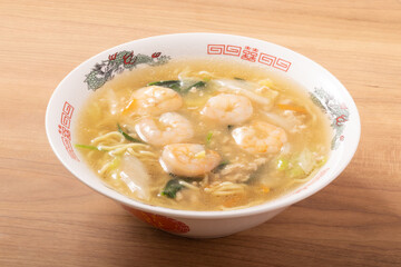 海老あんかけラーメン