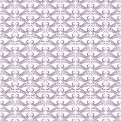 Hand drawn watercolor silver vintage ornament seamless pattern. Baroque illustration isolated on white background. Can be used for textile, fabric and other printed products.