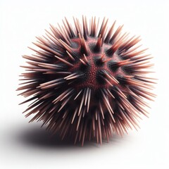 urchin on a white background