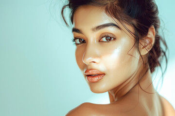 Fototapeta premium Young beautiful indian woman